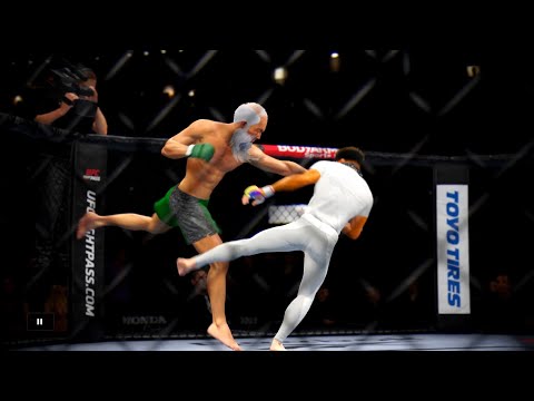 Old Bruce Lee vs. Mini Killer - EA sports UFC 4