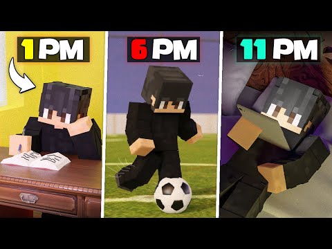 A Day in a Life of a Student in Minecraft
