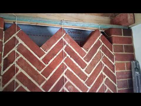 the fine art of brickwork - Herringbone Panel