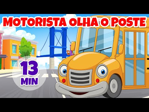 Motorista Olha o Poste - Giramille 13 min | Desenho Animado Musical