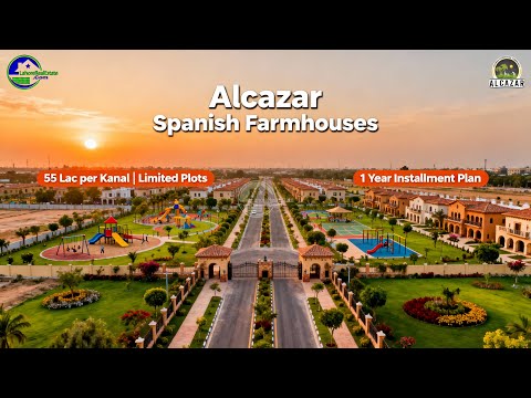Alcazar Farmhouses Lahore | Best Community on Bedia Road | 25% Down Payment & 1 Year Payment Plan