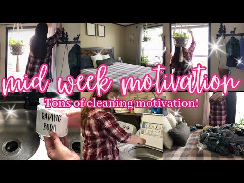 NEW MOBILE HOME CLEAN WITH ME / CLEANING MOTIVATION / Mid week homemaker motivation / CLEAN WITH ME