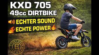 KXD 705 49cc Dirt Bike für Kids - 4-Takt Power getestet