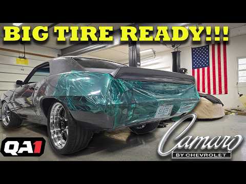 My 1969 Pro Touring Camaro Is FINALLY Ready For BIG TIRES (Almost Burned It Down)