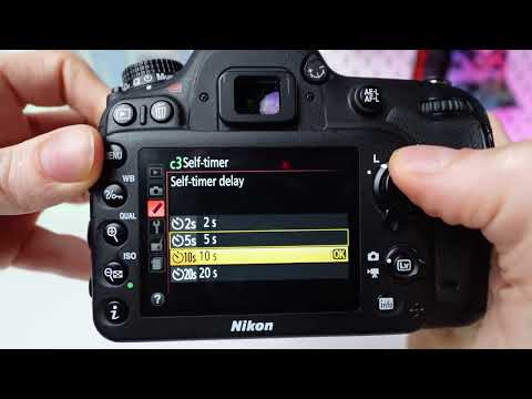 How to Set Self Timer on Nikon D7100