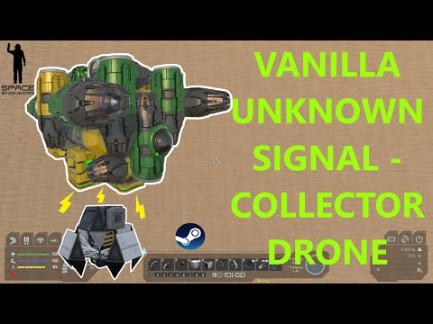 Vanilla Unknown Signal Retrieval Drone Tutorial - Space Engineers
