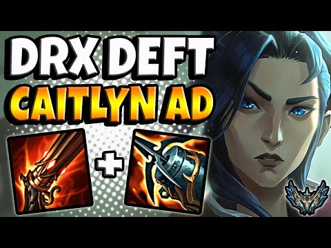 Deft Caitlyn vs Kalista [ ADC ] Patch 12.13 Korea Challenger ✅
