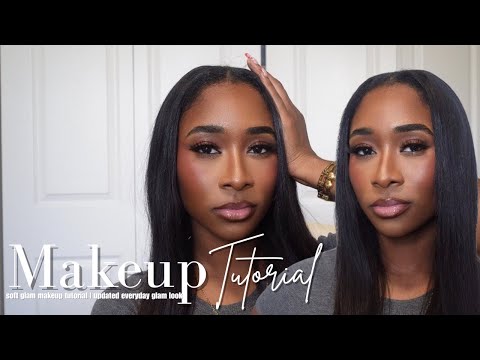soft glam makeup tutorial | updated everyday glam look