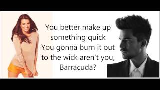 GLEE   Barracuda  Official Lyrics On Screen MP4