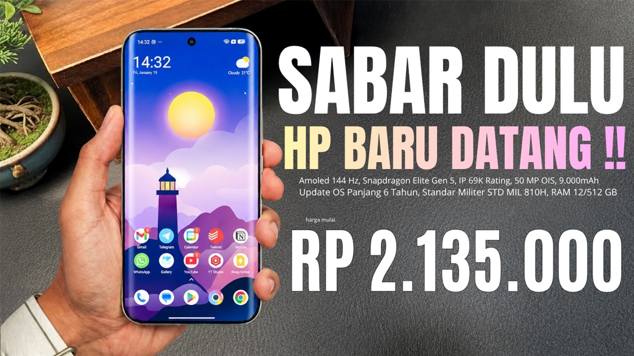 STOP JANGAN BELI HP DULU‼️RAM 12/512GB, 90000mAh - INI HP TERBARU YG BAKAL HADIR DI INDONESIA