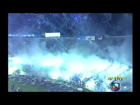 The Grêmio fans' support during the 2007 Libertadores final was impressive.
