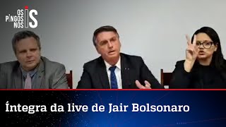 Íntegra da live de Jair Bolsonaro de 7 de abril de 2022: Em defesa da classe média