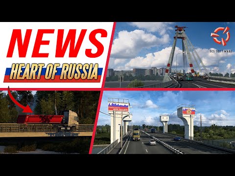 ETS2 Heart of Russia DLC NEWS 🚨 Russlands - Gewässer ᐅ Heart of Russia - Water Bodies