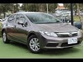 B5751 2012 Honda Civic VTi Auto Walkaround Video