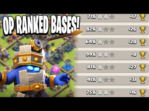 4 PERFECT TH18 Ranked Bases for 5400+ Trophies 🏆Clash of Clans