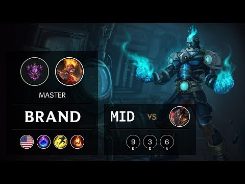 Brand Mid vs Twisted Fate - NA Master Patch 9.19