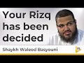 Your Rizq has been decided - Waleed Basyouni