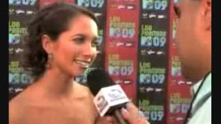 Octobre - Interview de Maiara Walsh lors des MTV 2009