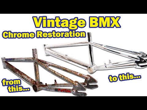 Vintage BMX Chrome Restoration: Shocking Before & After Rescue