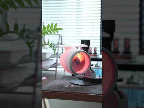 Thiết bị tạo độ ẩm không khí tích hợp quạt để bàn NIKOLATOY - Thiết kế theo mô hình quạt động cơ máy bay