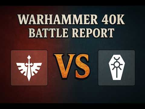 Dark Angels (Wrath) vs Necrons (Starshatter) | Warhammer 40k Battle Report