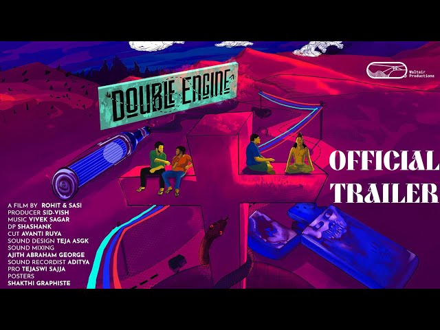 #DoubleEngine Movie - Theatrical Trailer | Rohit & Sasi | #VivekSagar | In Theatres Jan 5th 2024