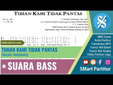 Tuhan Kami Tidak Pantas Suara Bass | Untuk Latihan