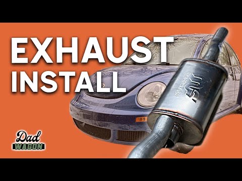 Installing a Catalytic Converter and Exhaust on a 2007 VW Beetle with Techtonics Magnaflow System