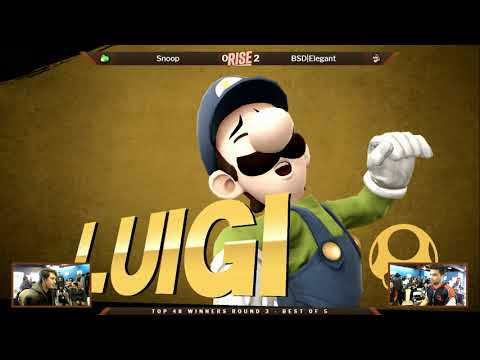 Rise 2018 Top 48 WR3 - Snoop (Yoshi) vs BSD|Elegant (Luigi)