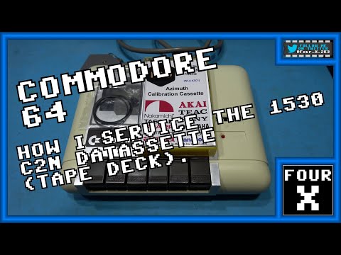 Commodore 64 - How I Service the 1530 C2N Datassette (Tape Deck).