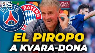 Luis Enrique ELOGIA a KVARATSKHELIA -KVARADONA-, MARADONA y NÁPOLES