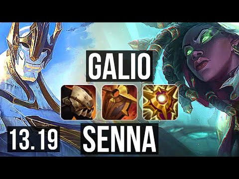 GALIO & Jhin vs SENNA & Caitlyn (SUP) | 900+ games, 1.5M mastery, 3/2/11 | KR Master | 13.19