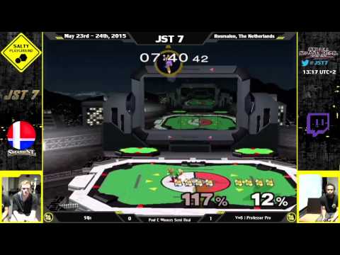 JST7 - Stijn (Blue Fox) Vs VwS | Professor Pro (Fox) - SSBM Singles Bracket Pools B WSF