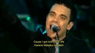 Download lagu Robbie Williams - Feel Lyrics (lirik) | lirik Terjemahan indonesia | I just wanna feel Real love mp3