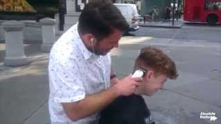 Richie the barber gets kicked out of Trafalgar square