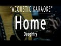 Home - Daughtry (Acoustic karaoke)