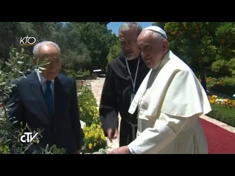 Visite de courtoisie du Pape au Président de l’État d’Israël