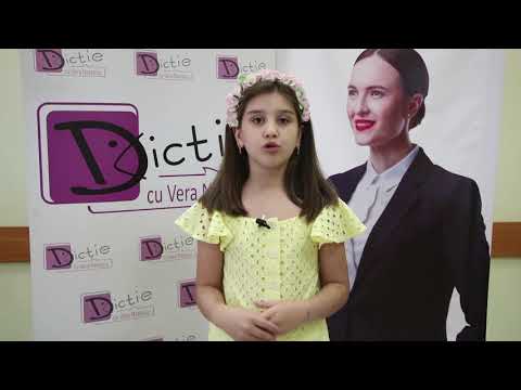 Milena Botnariuc- Cursant la dicție cu Vera Nastasiu