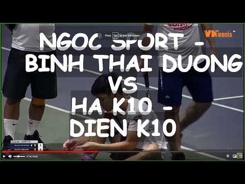 Ngoc Sport 760 - Binh Thai Duong 🆚 Ha K10 - Dien K10 🎾 Vntennis - Double - Vt6