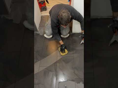 Tile Grout Tips - #shorts #homerepairtutor