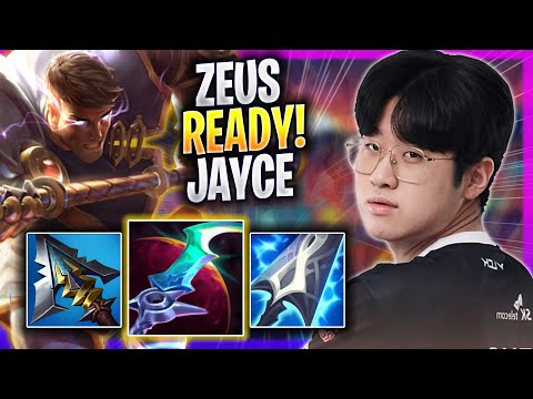 ZEUS IS READY TO PLAY JAYCE! - T1 Zeus Plays Jayce TOP vs Malphite! | Season 2023