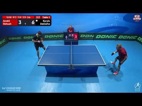 21:30 Andrii Rehush 2-3 Kyrylo Deineha West 5 WIN CUP 12.11.2022 | TABLE TENNIS WINCUP