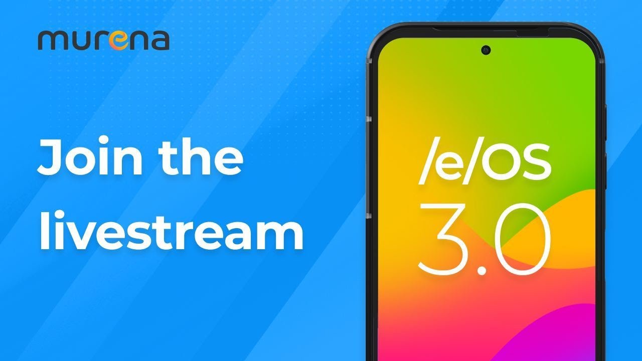/e/OS 3.0 live launch - YouTube