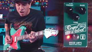 Video thumbnail for Greer Amps Royal Velvet - British Voiced Overdrive pedal by R.J. Ronquillo