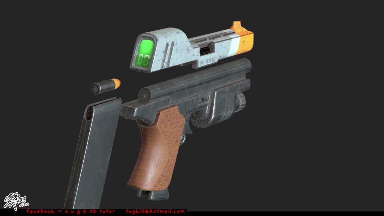 Sci fi Gun turntable