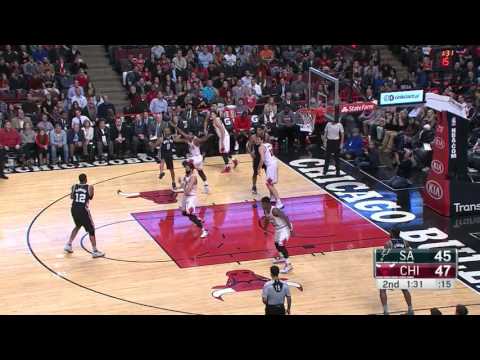 LaMarcus Aldridge Full Game Highlight VS Chicago Bulls (21Points,12Rebounds)