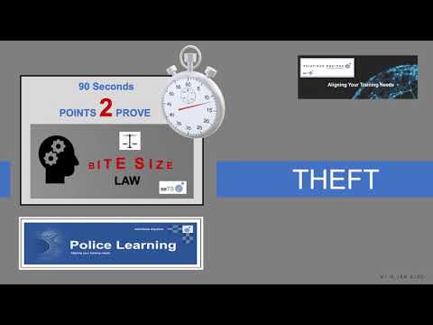 Theft Act 1968: 90 Seconds Points to Prove