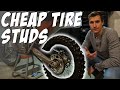 DIY Dirt Bike Tire Studs
