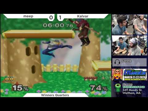 Mass Madness 30 SSBM - meep (Sheik) vs. Kalvar (Marth) - Melee WQF