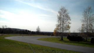 preview picture of video 'RC Plane Dead Stick Landing #1 - Alexander Maine Elementary School - November 2010'